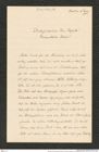 Nachlass Franz Steindachner, Brief von Eduard Graeffe an Franz Steindachner (06.01.1901), Inv.Nr. 173.29, Seite 1